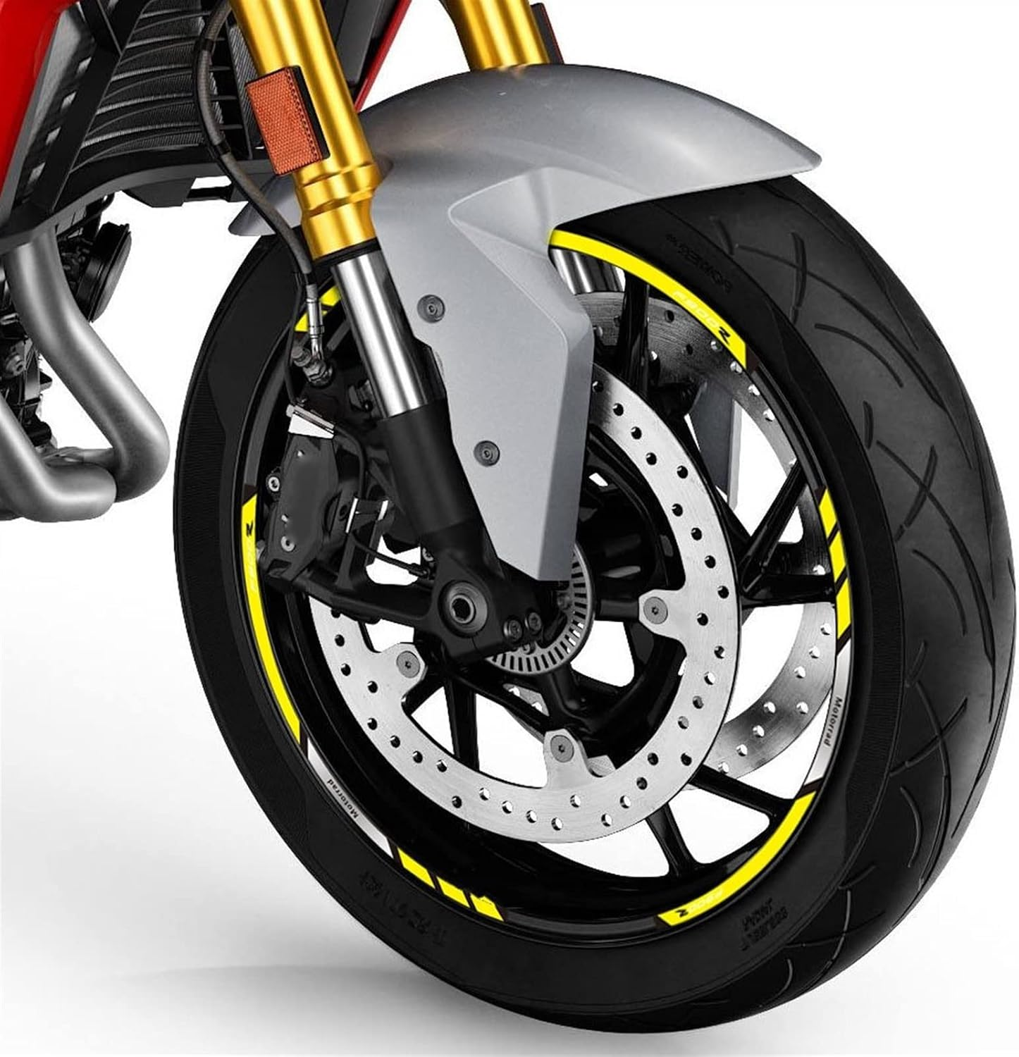 Stickers for Yamaha R1 YZFR1 Motorcycle Rim Stickers Rim Edge Sticker Rim Edge Stripes Reflective Decals Logo Accessories (Color : 2) image number 2