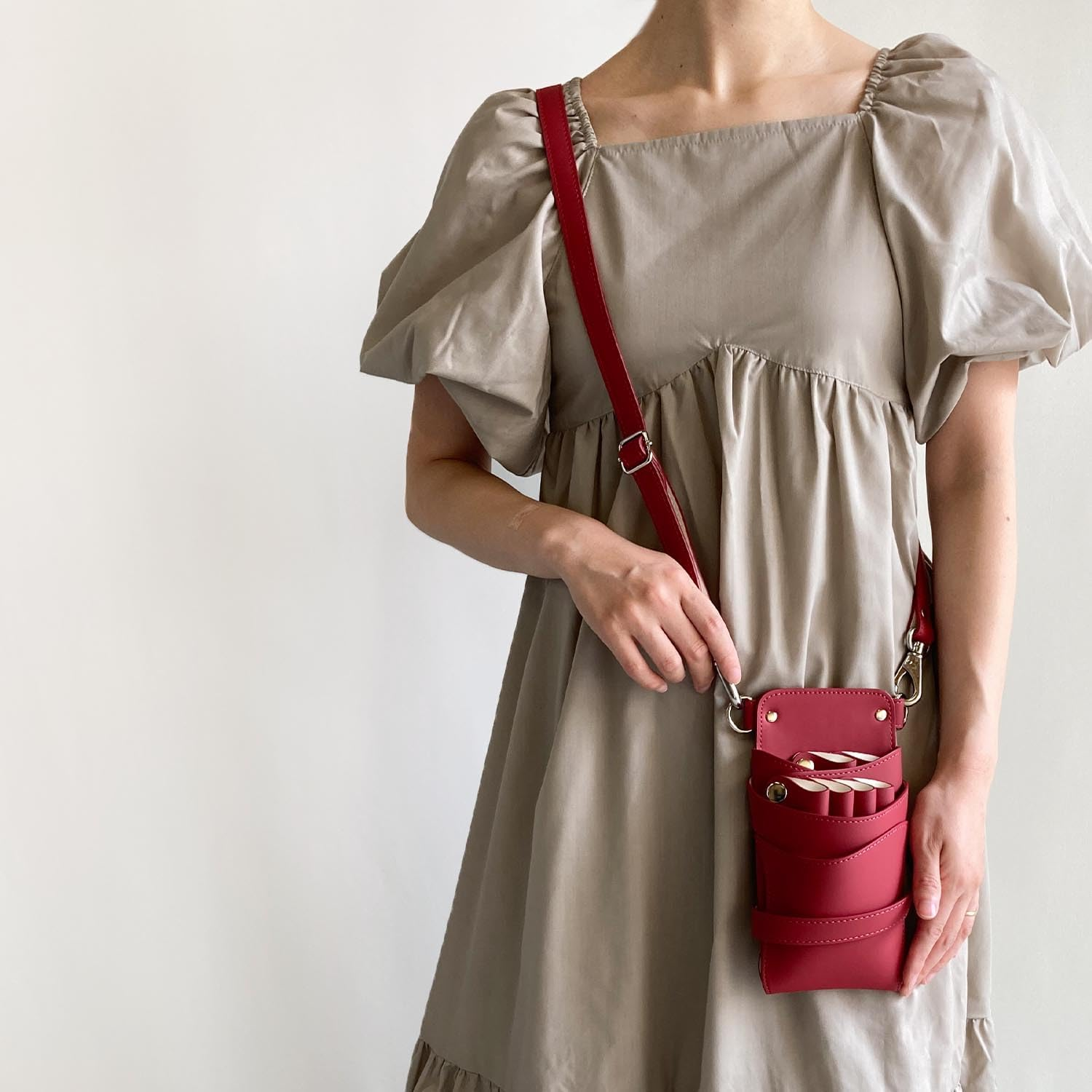 Dees Products Siena Cherry Red Scissor Case image number 3