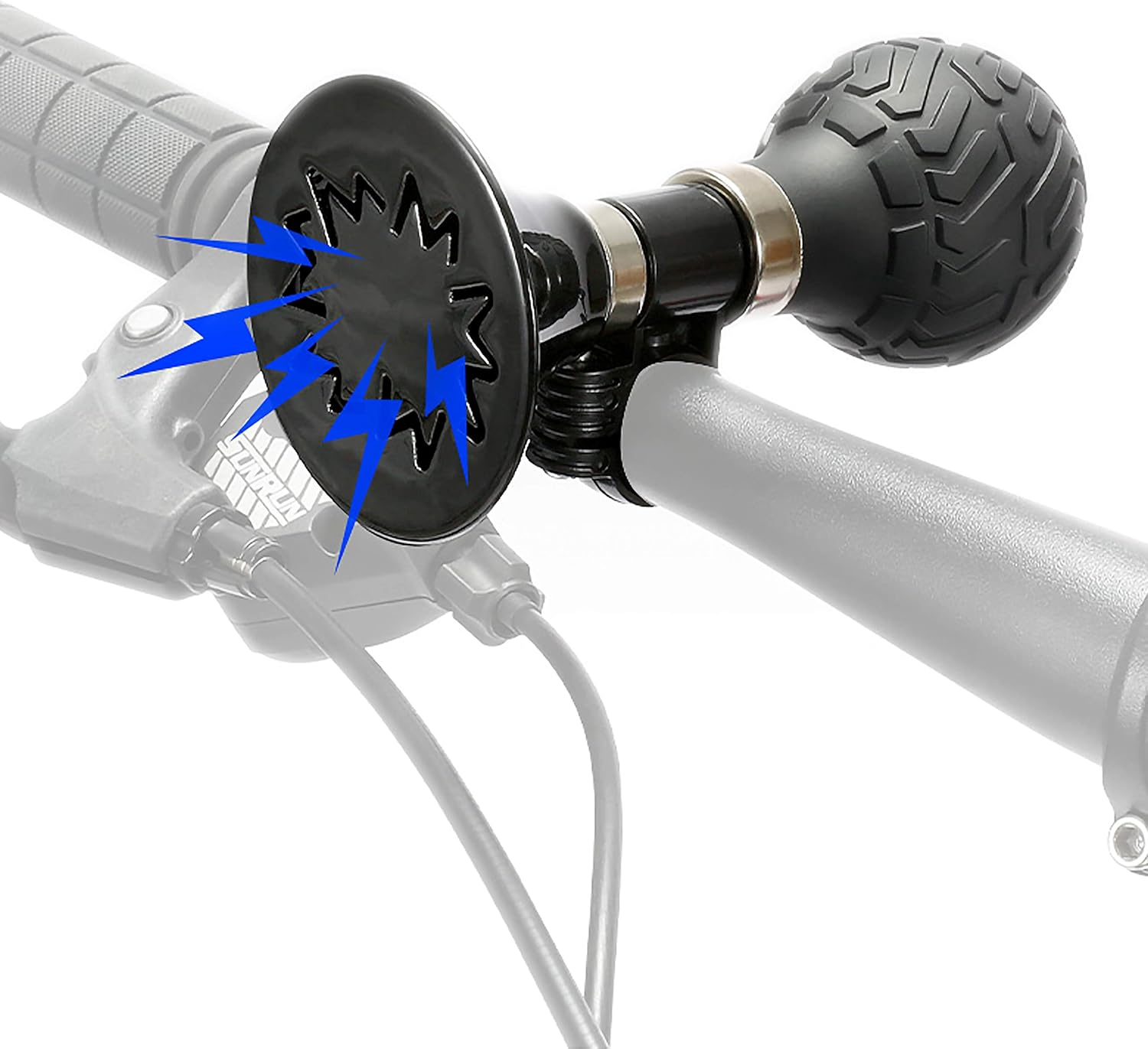 KEWAYO Disney Cars Horn, Classic Clown Bugle Horn Metal Bike Horn Bicycle Bell for Vehicles Golf Cart, High-Decibel Horn image number 1