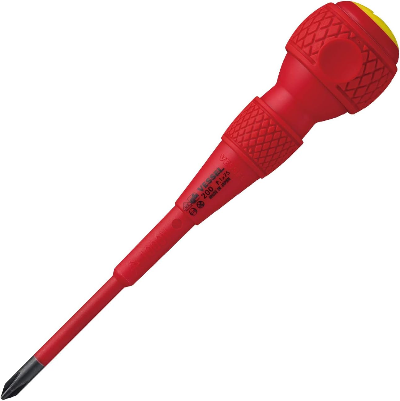 VESSEL VDE 200 Insulated Screwdriver, 5 X 75 Mm