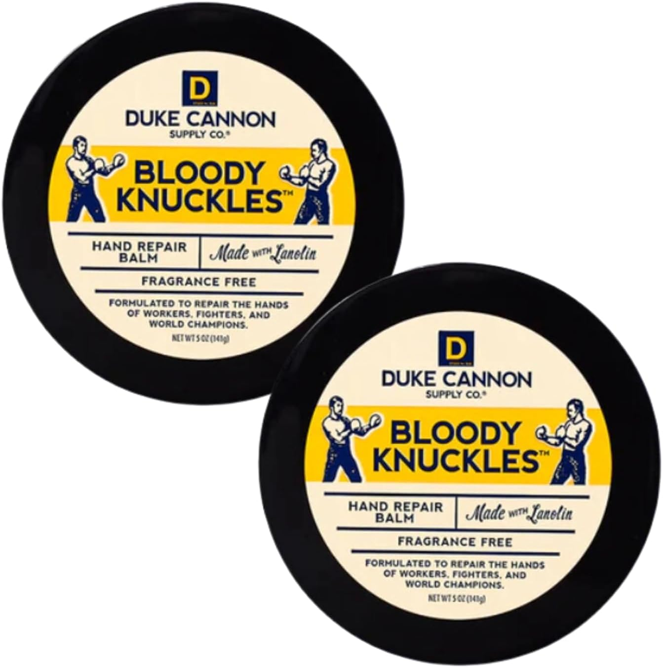 Duke Cannon Bloody Knuckles Hand Repair Balm, 5 Ounce - Pack of 2 image number 4
