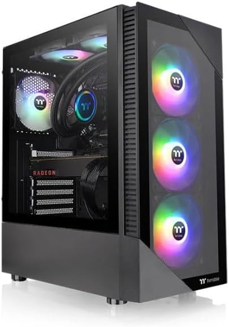 Thermaltake View 200 plus ARGB TG Mid Tower Case Black Edition, CA-1X3-00M1WN-01 image number 2