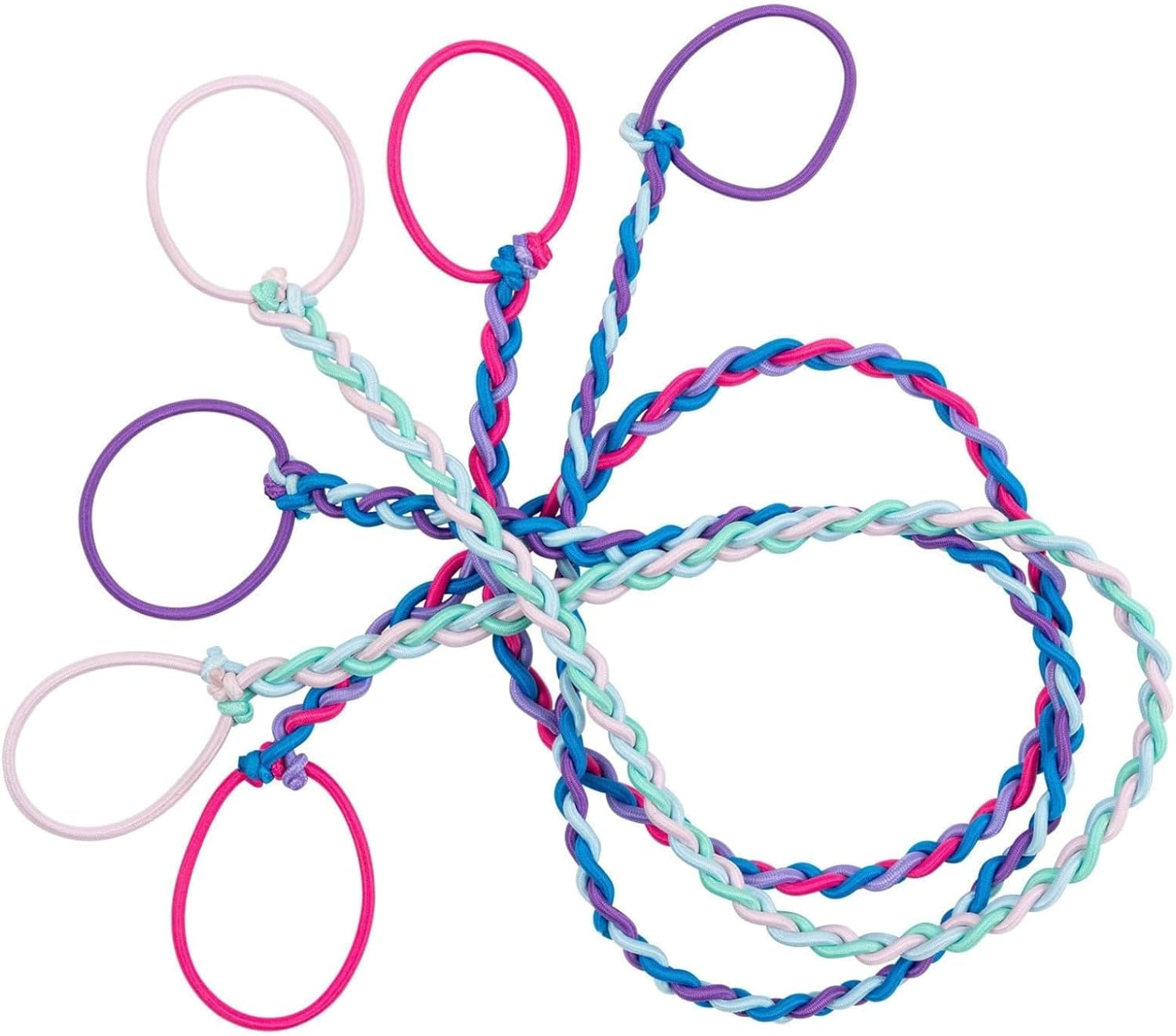 Rip Tie 24" X 2.5Mm Soft Hair Tie for Women, 3 Pack Neutrals &ndash; Tangle Free Ponytail Holders &ndash; Prevents Hair Damage &ndash; Ideal for Activities like Surfing, Exercising, Running, and More