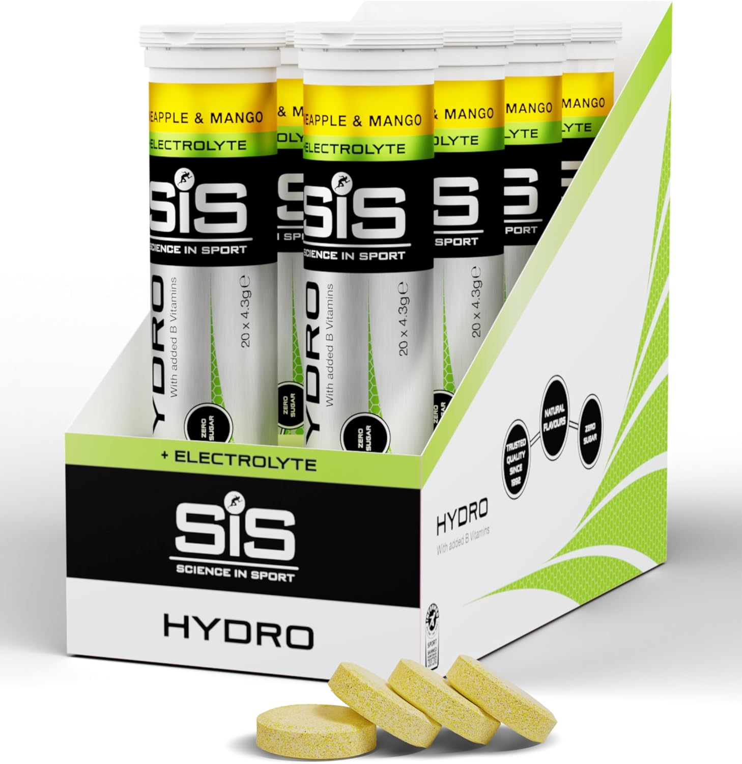 SIS Hydro Electrolyte Tablets - Zero Sugar, Vegan & Gluten-Free Hydration Supports Endurance Energy Drink - Cola Flavour - 20 Effervescent Tablets image number 2