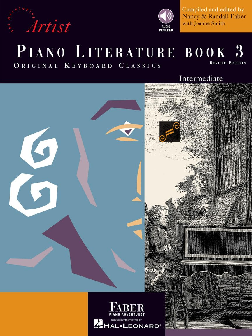 Piano Literature - Book 3 (Book/Online Audio): Developing Artist Original Keyboard Classics Intermediate Level