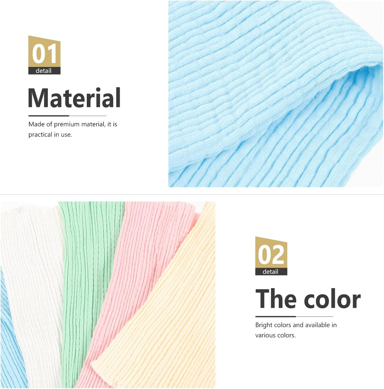 Ibasenice 5Pcs Navel Circumference Support Boy Girl Belly Band Wrap for Newborn Clothes Supplies image number 3