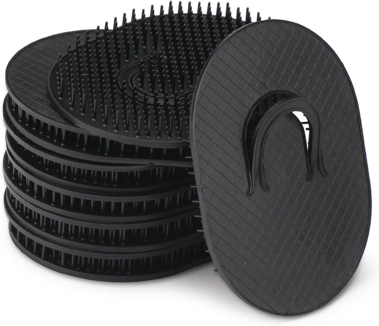 Segbeauty Portable Mens Pocket Brush, Shampoo Comb, Scalp Massager Hair Brush Beard Comb Palm Comb for Travel, Pet Grooming Brush Set Short Hair Dog Brush Cat Grooming image number 6