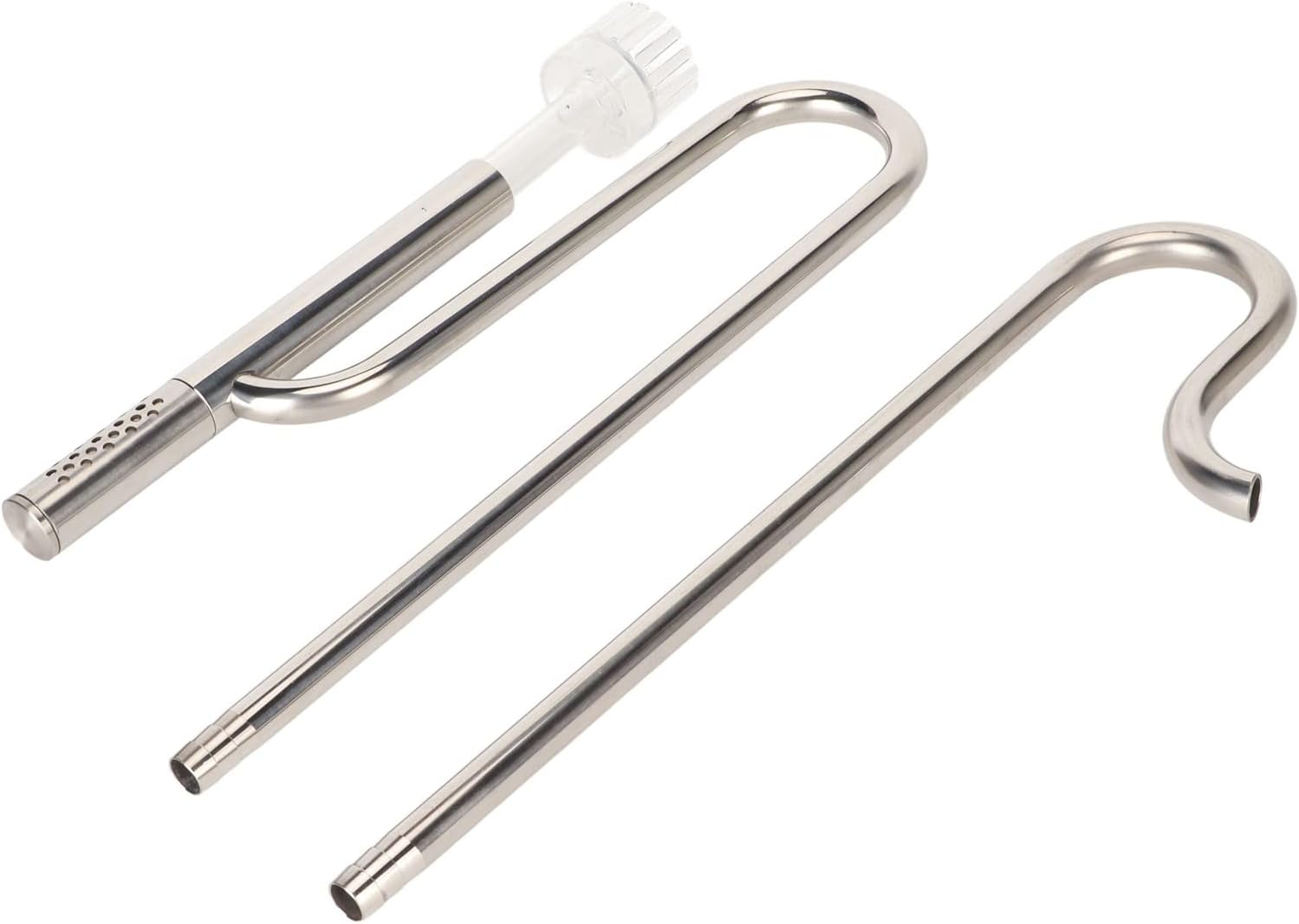 Lily Pipe, 360 Degree Rotation Skimmer 304 Stainless Steel Inflow Outflow Pipe Set Prevent Corrosion for Fish Filter (16Mm Water with 16Mm Deoiling Film Inlet) image number 4