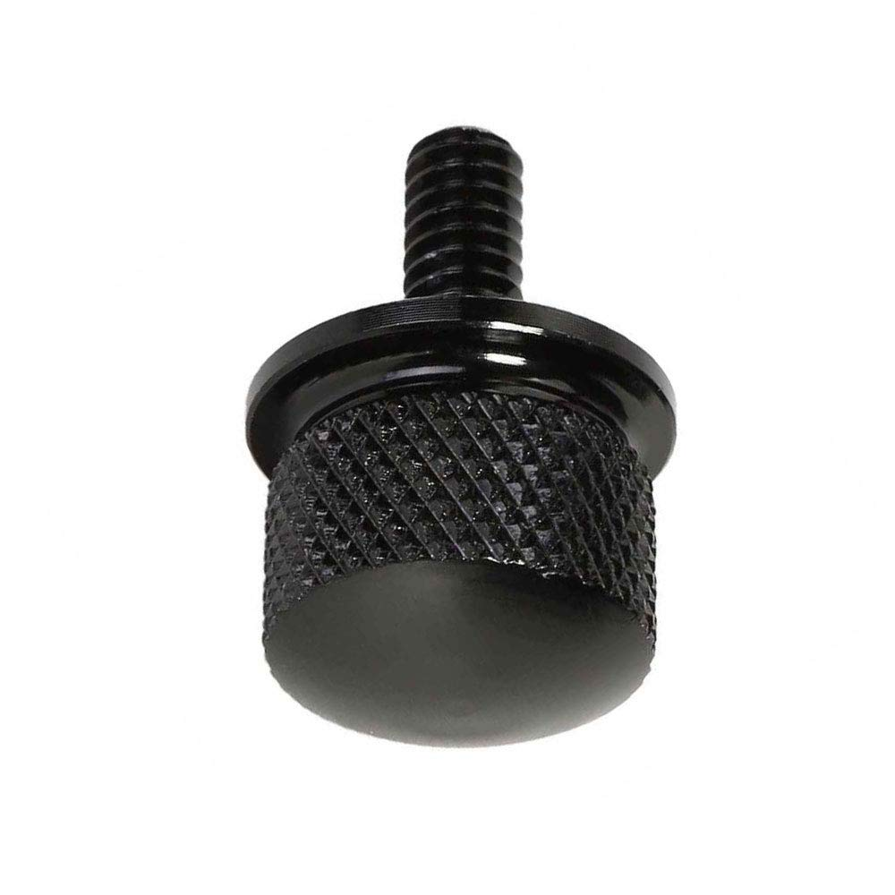 Chrome Aluminium Billet Motorcycle Seat Bolt - Black Rear Screw for Motorcycle Seat image number 4
