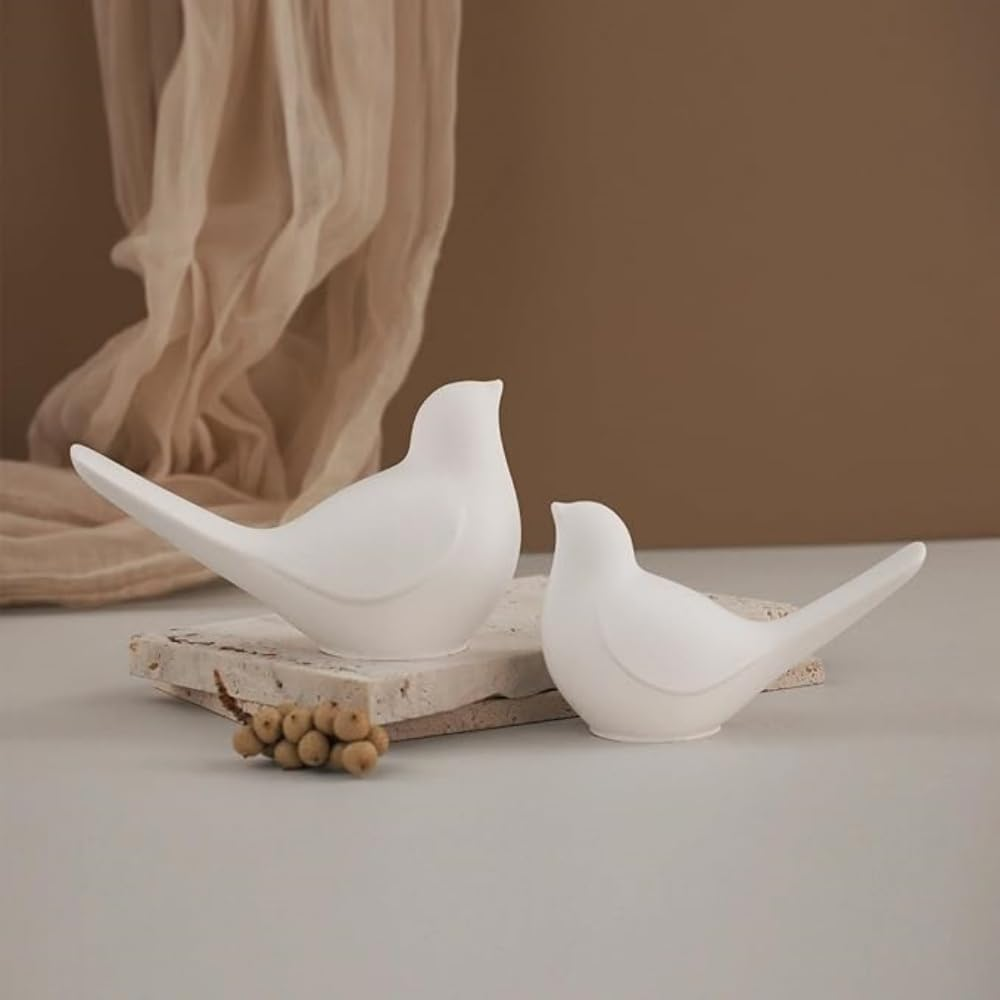 3D Bird Silicone Resin Casting Molds, 2 Pieces, White, for DIY Crafts and Desktop Decor ﻿ image number 5