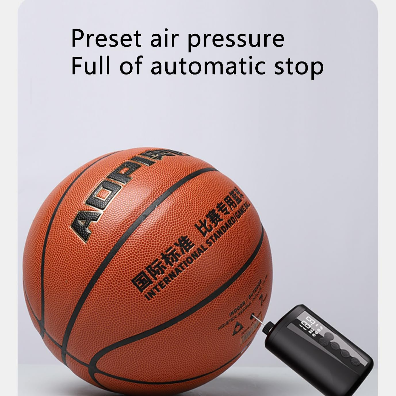 Ball Pump, Electric Basketball Pump Inflation and Deflation, with 2200 Mah Rechargeable Battery, Air Pump for All Sports Balls image number 4