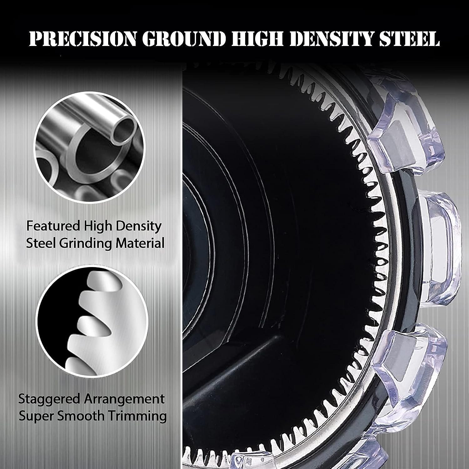 KEMEI 887 Hair Clipper for Men Circular Cordless Trimmer, Self-Haircut Kit, Rechargeable LED Display Gold (Fba-Km887-Gold) image number 3