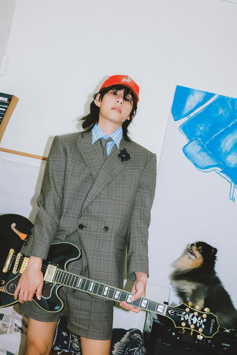 BTS V Layover 1St Solo Album Standard Random Version Outbox+Cd+124P Photobook A+20P Photobook B+12P Lyric Book+2P Postcard+5P Photocard+100P Checklist+2P Letter+Tracking Sealed image number 4