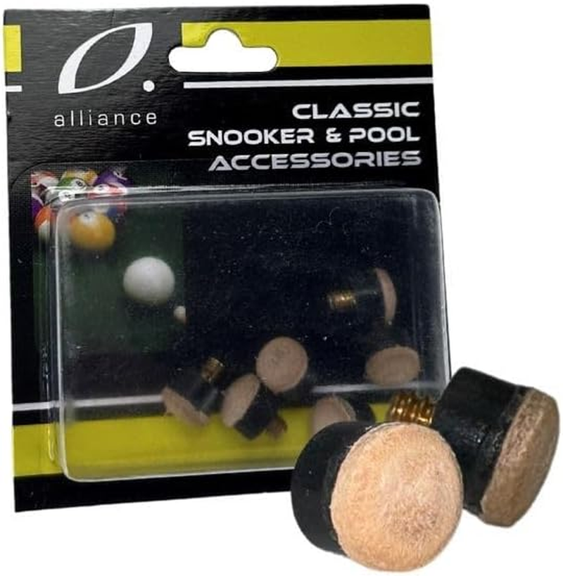 Alliance Pool Cue Spare Screw in Tips - 10 Mm Pack of 6