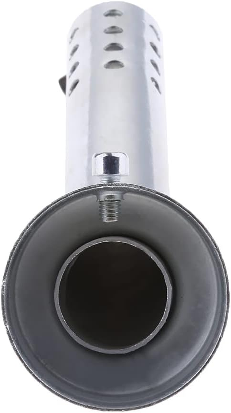 Baceyong Motorcycle Exhaust Silencer, 48Mm/1.9Inch Universal Adjustable Muffler Silencer Angled Exhaust Insert Baffle End Can Universal image number 2