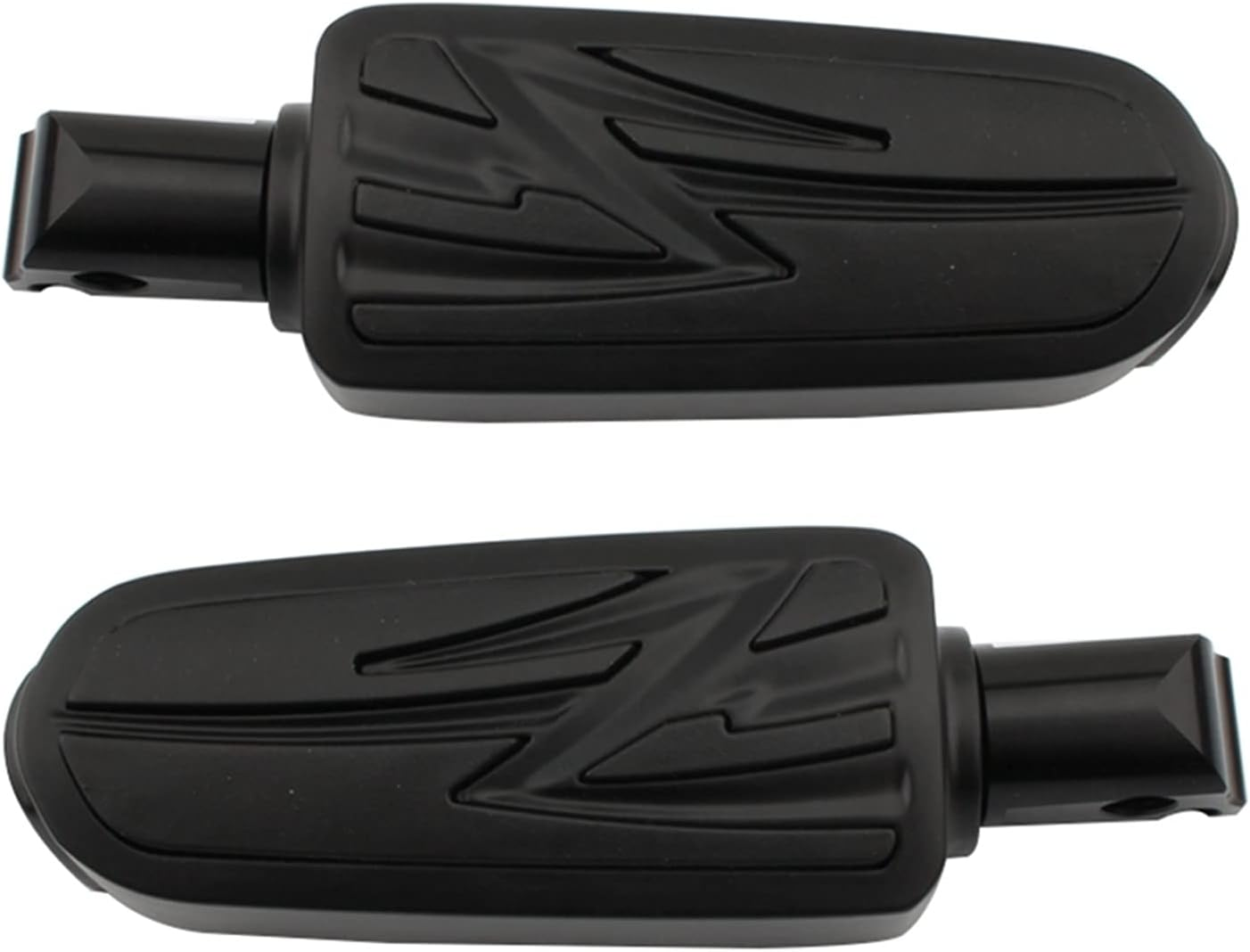 TRUSTTWO Motorcycle Driver Passenger Front/Rear CNC Compatible with Harley Softail Fat Bob Breakout Street Bob 2018-2021 the New (Color : E Front Black) image number 3