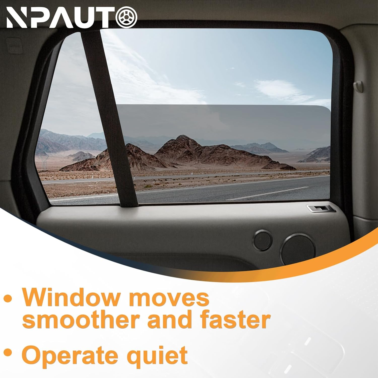 Front Passenger Side Power Window Regulator with Motor Assembly Replacement for Jeep Liberty KJ 2002 2003 2004 2005 2006, Right, 741-527 image number 3