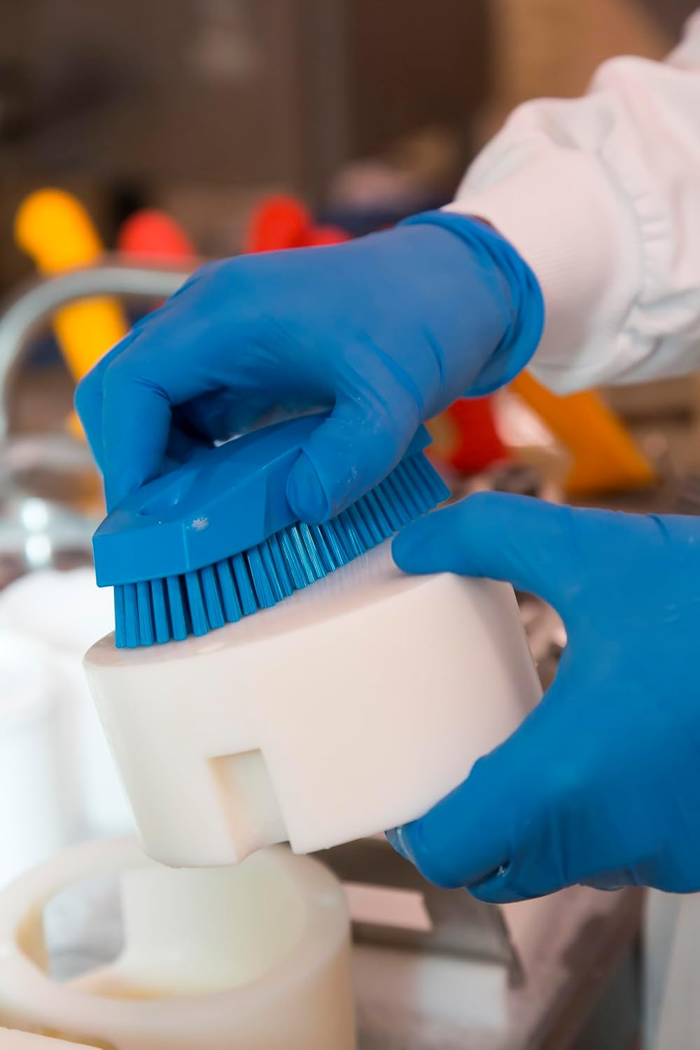 Vikan 64402 Brush,Nail,Stiff,Pp/Pbt,Green image number 2