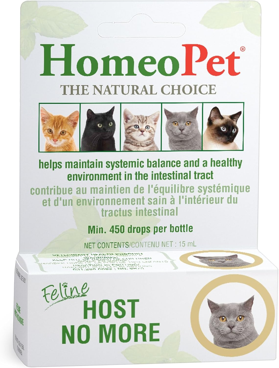 Homeopet Australia Feline Host No More (WRM Clear in USA) image number 4
