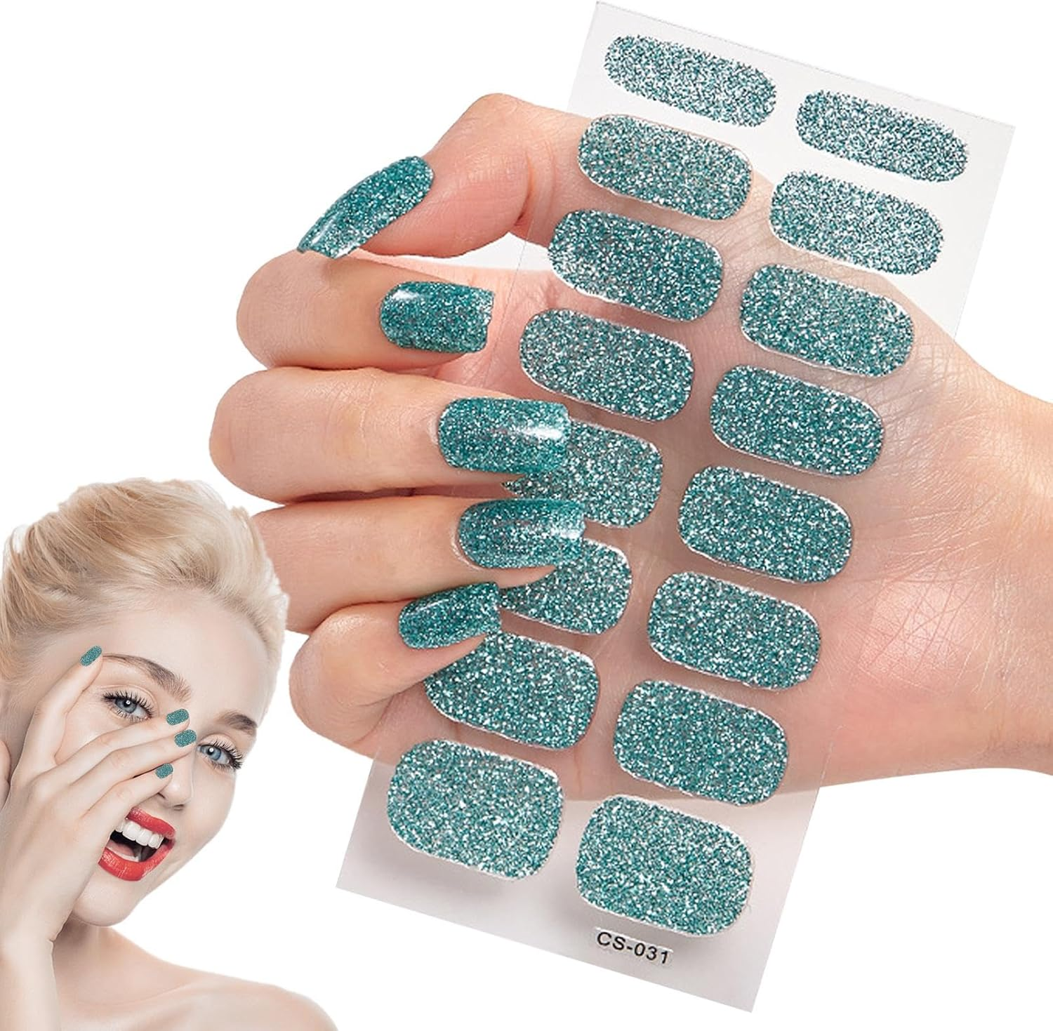 Stick on Gel Nail Strips - UV Stickers, Full Wraps, Semi Cured Polish Strips for Salon Manicure