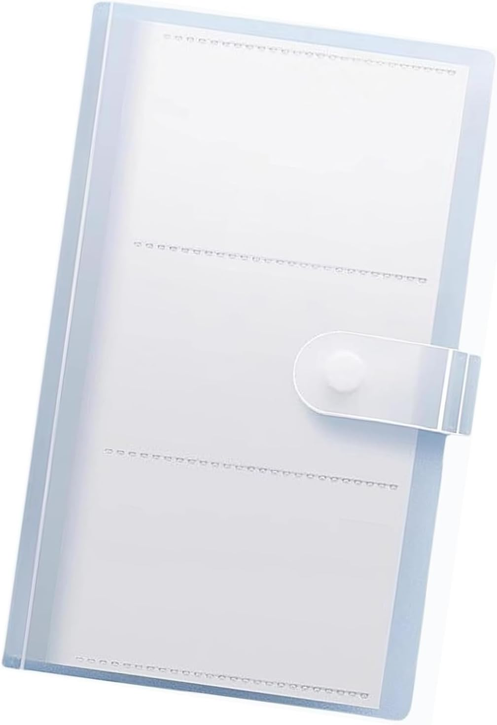 Ksngtixe 1 Pack Card Case, Holds 120 Audio Cards, Compatible with Audio Card Holder, Kids Card Organizer for Boys and Girls, Clear Storage Case for Mini Audio Cards