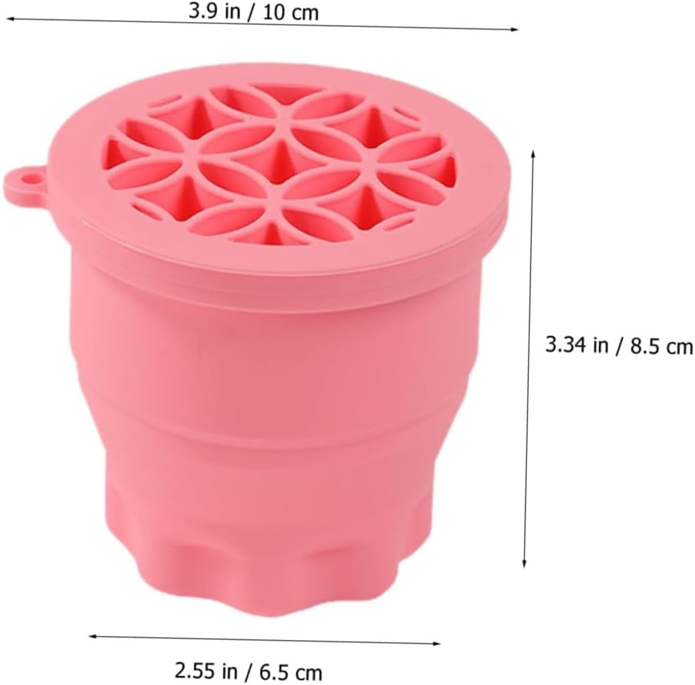 Enwye Silicone Makeup Brush Cleanerfoldable Cleaning Bowl for Makeup Brushes and Sponges image number 1