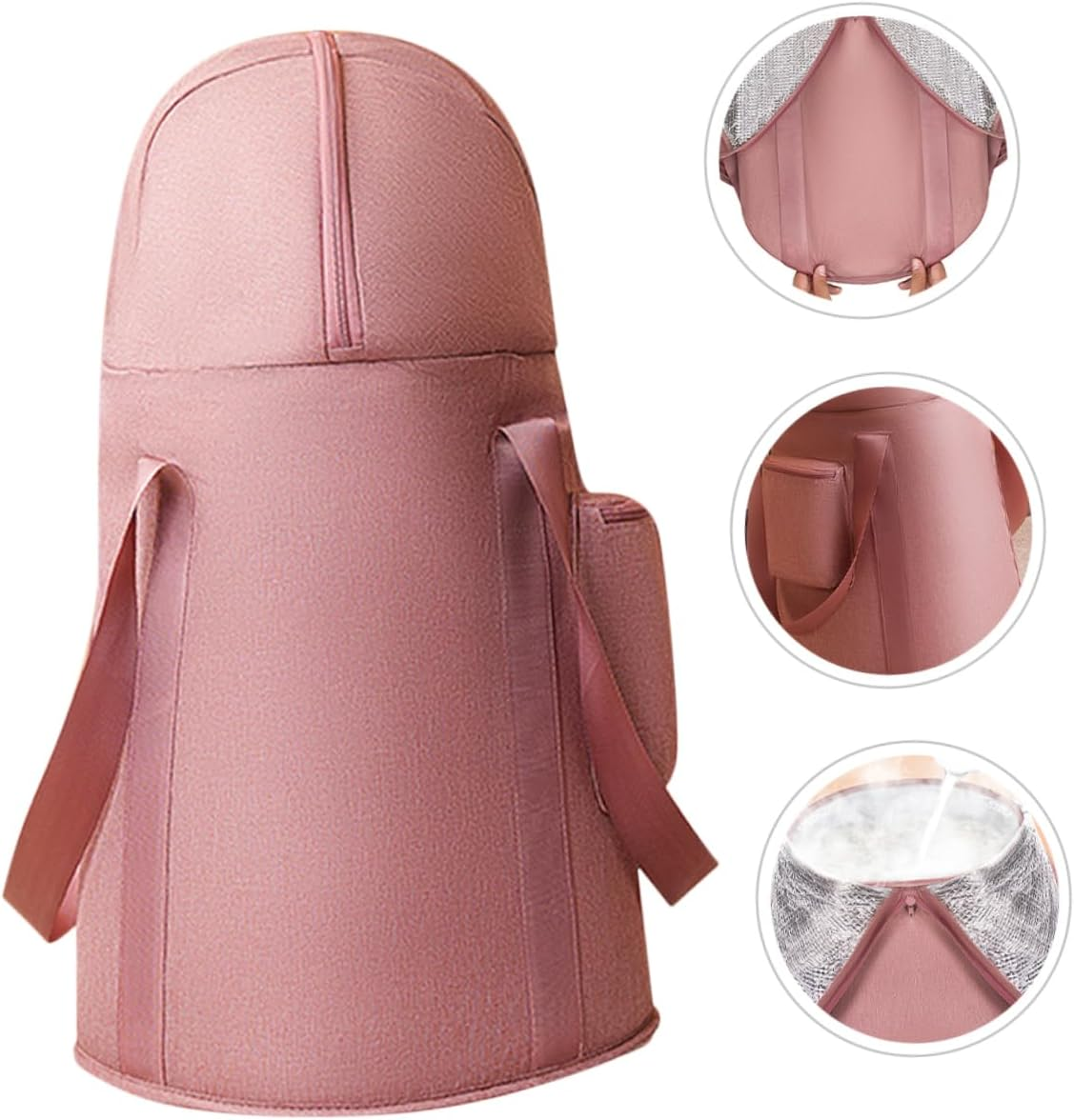 Beatifufu Portable Foot Bath Soaking Bucket Insulated Foldable Spa Tub for Home Travel image number 4