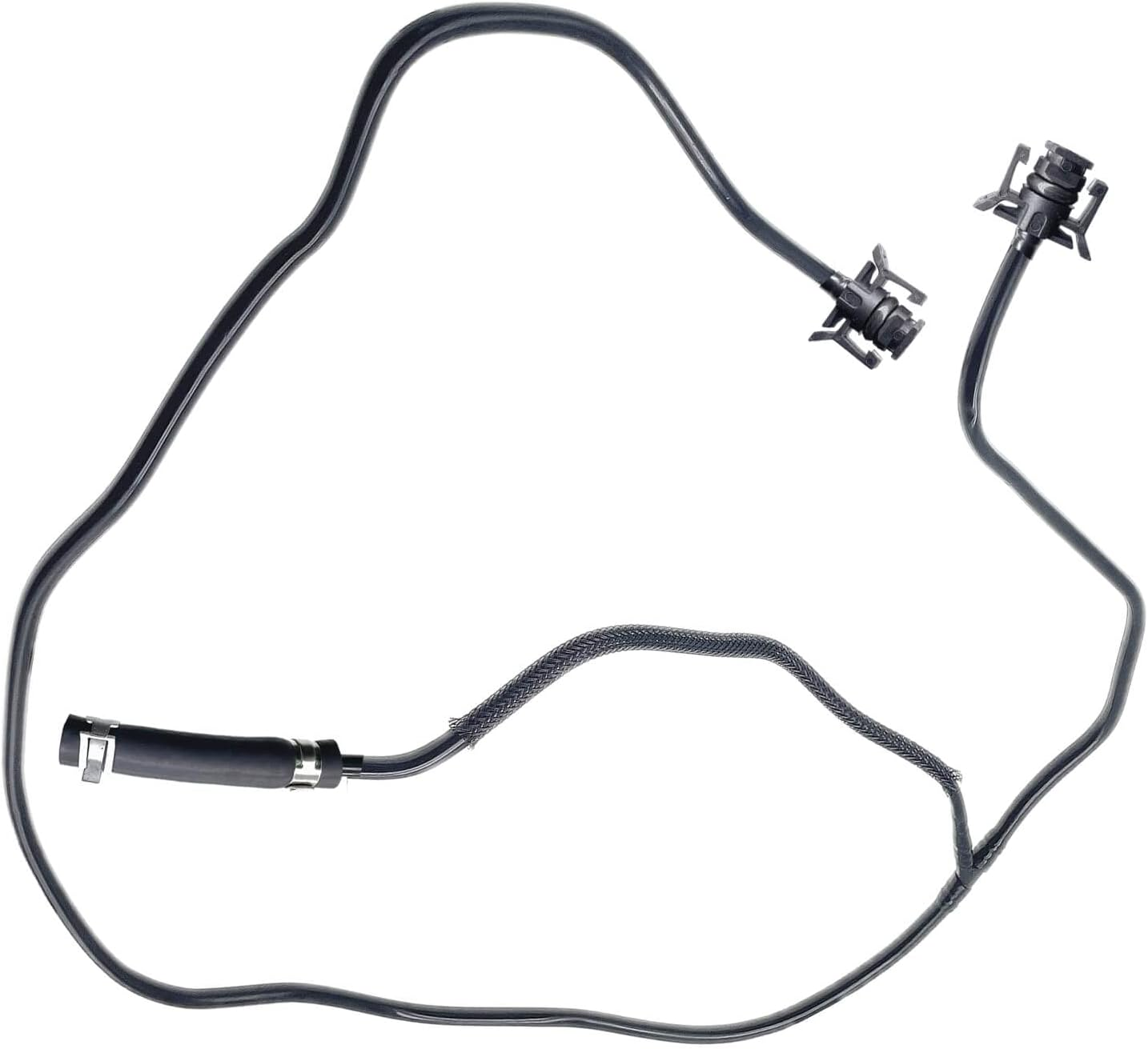 Ford Focus 2.0L L4 2012-2018 Engine Coolant Reservoir Hose, Overflow Container Replace Number BV618K012KF CV6Z-8K012-K image number 2