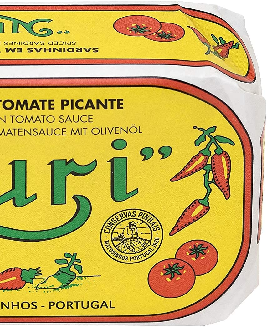 Nuri Brand Spiced Sardines in Tomato Sauce, 125 G