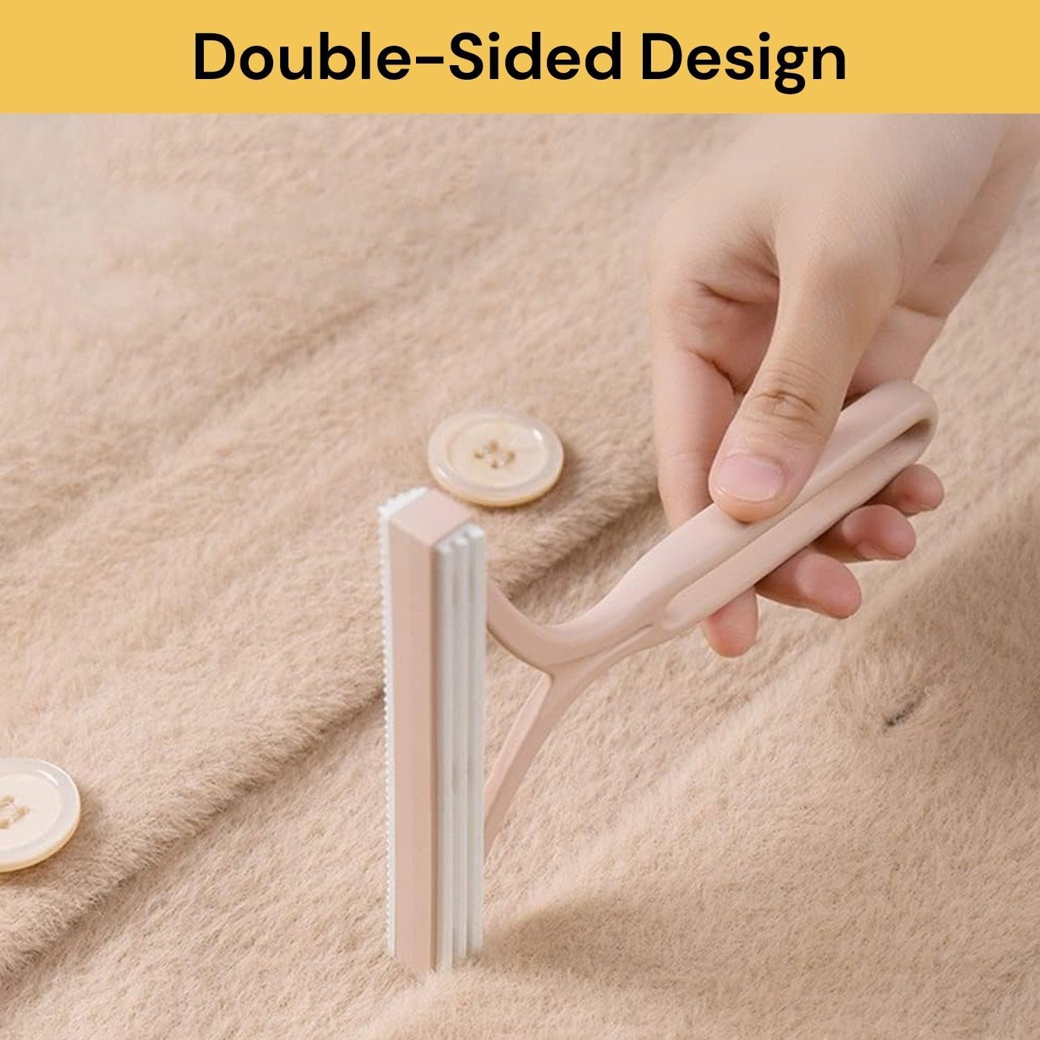 EZONEDEAL Lint Remover Pet Dog Cat Hair Fur Cleaning Sofa Mat Sofa Fuzz Brush Shaver (Navy Blue) image number 6