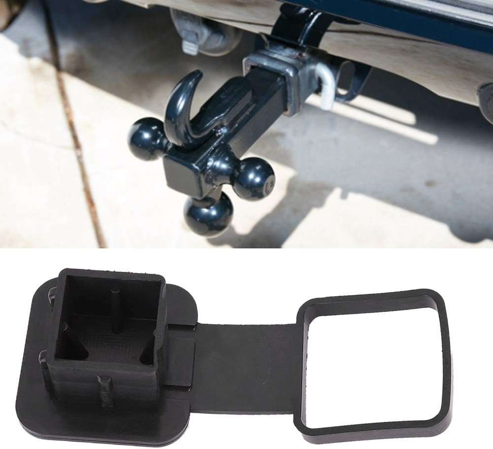 Rubber Hitch Receiver Cover Cap, Black Hitch Tube Cover with Snow and Ice Protection, for Trailer Accessory, Made of Rubber image number 5
