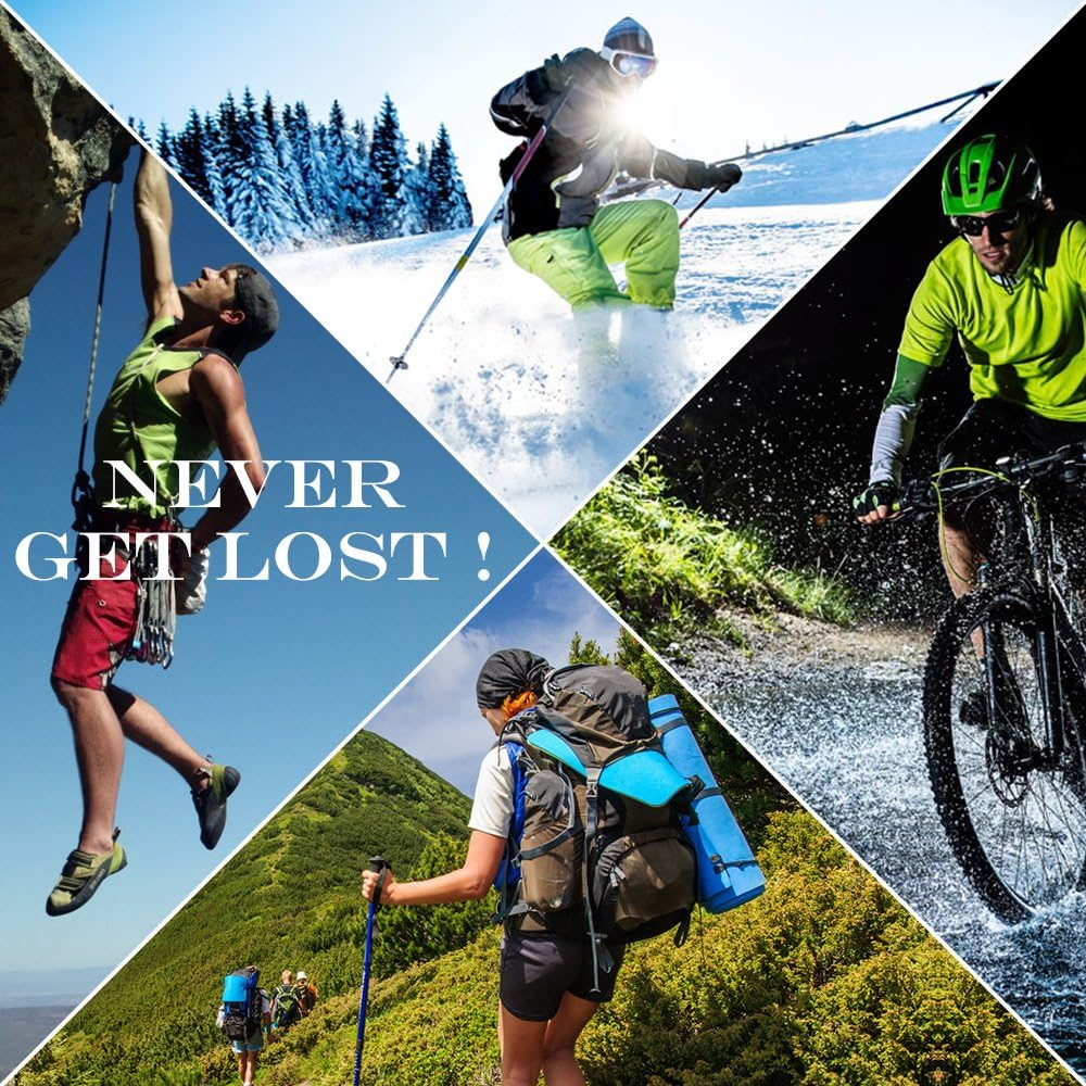 Military Compass Glow in the Dark, MAXIN Portable Pocket Watch Flip-Open Compass Waterproof for Camping, Hiking and Other Outdoor Activities. (Golden) image number 2