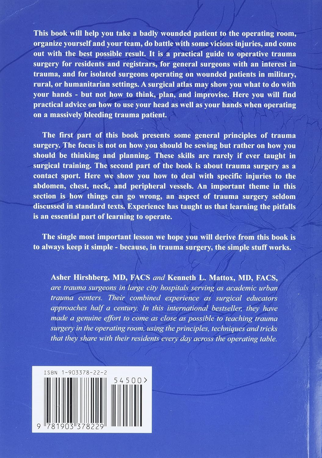 TOP KNIFE: the Art & Craft of Trauma Surgery image number 1