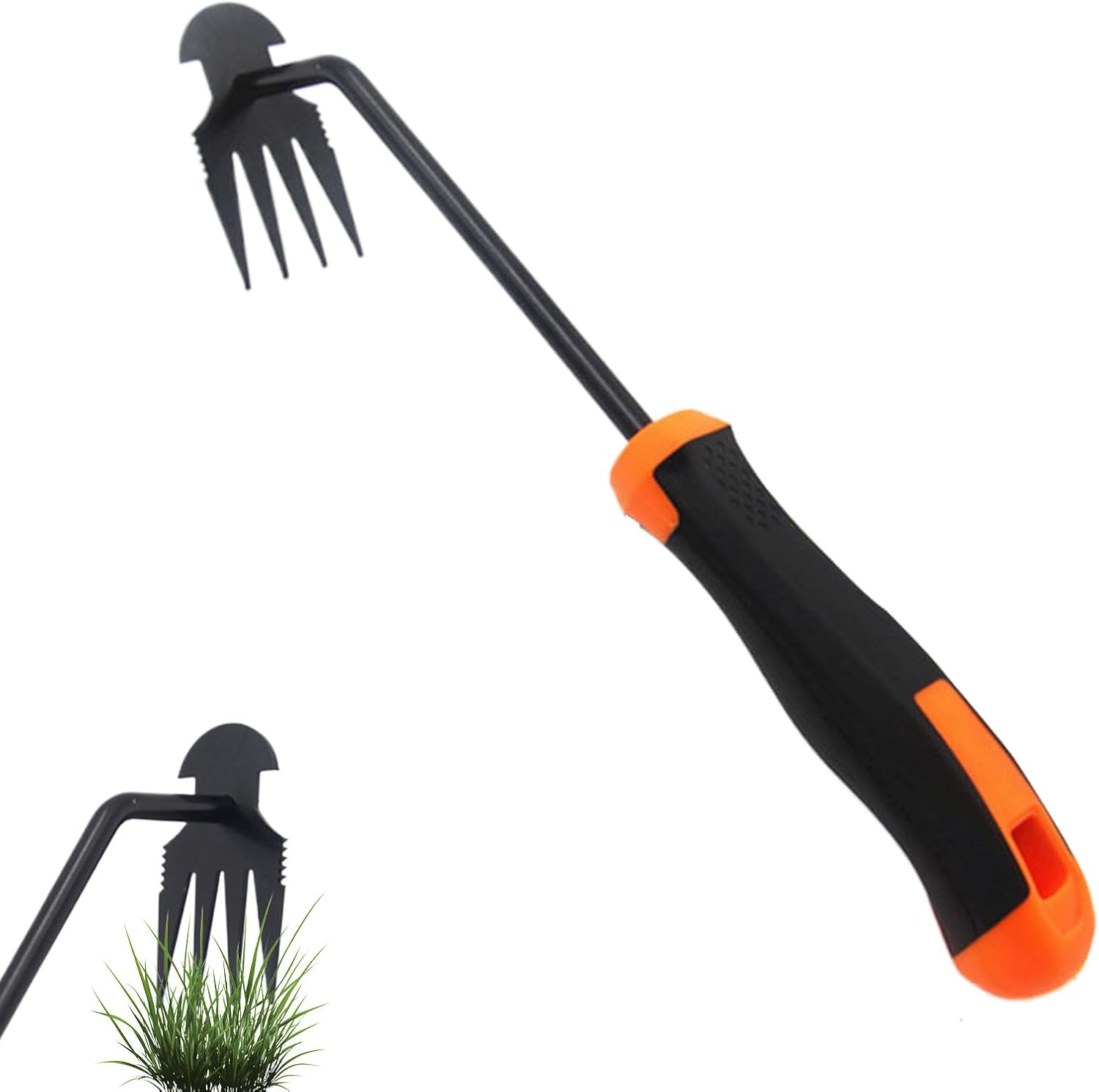 Gardening Hand Weed Remover, Manual Weed Remover Device, Stainless Steel, Joint Scraper with Handle, Garden Tool, Weed Remover, Garden Tool for Digging, Weeding, Transplanting Soil Loosening image number 1