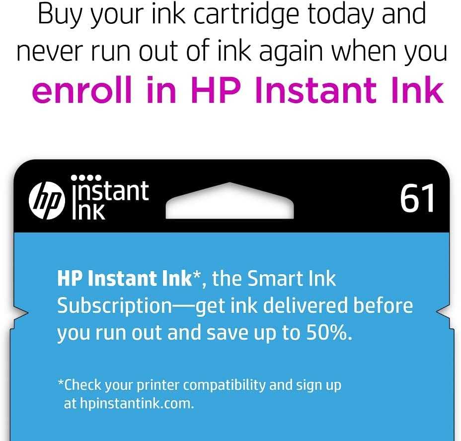HP 61 Tri-Color Original Ink Cartridge (CH562WN)