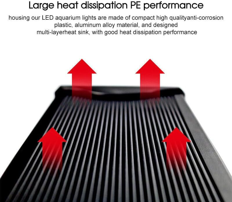 LEDON&reg; 40/60/90CM Aquarium Light Lighting Full Spectrum Aqua Plant Fish Tank LED Lamp (For 40-60CM Tank) image number 1