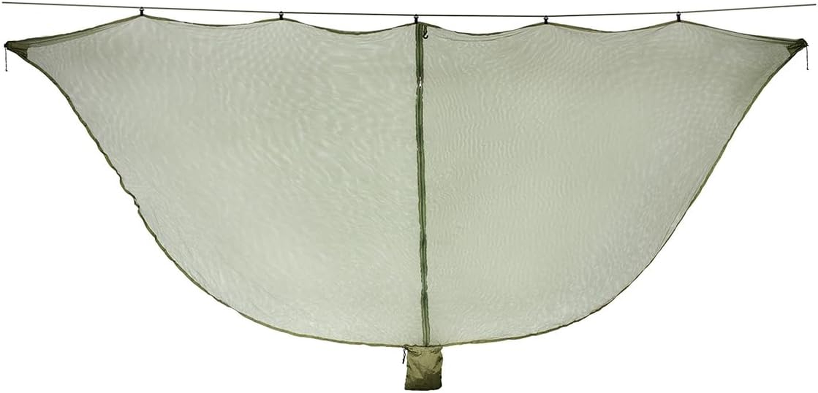 AIMALL Separate Mosquito Net Cover for Hammock, Anti-Mosquito Outdoor Net with Zipper and Hooks, Durable, 6M Hanging Rope for Outdoor Camping and Travel, No Hammock Included