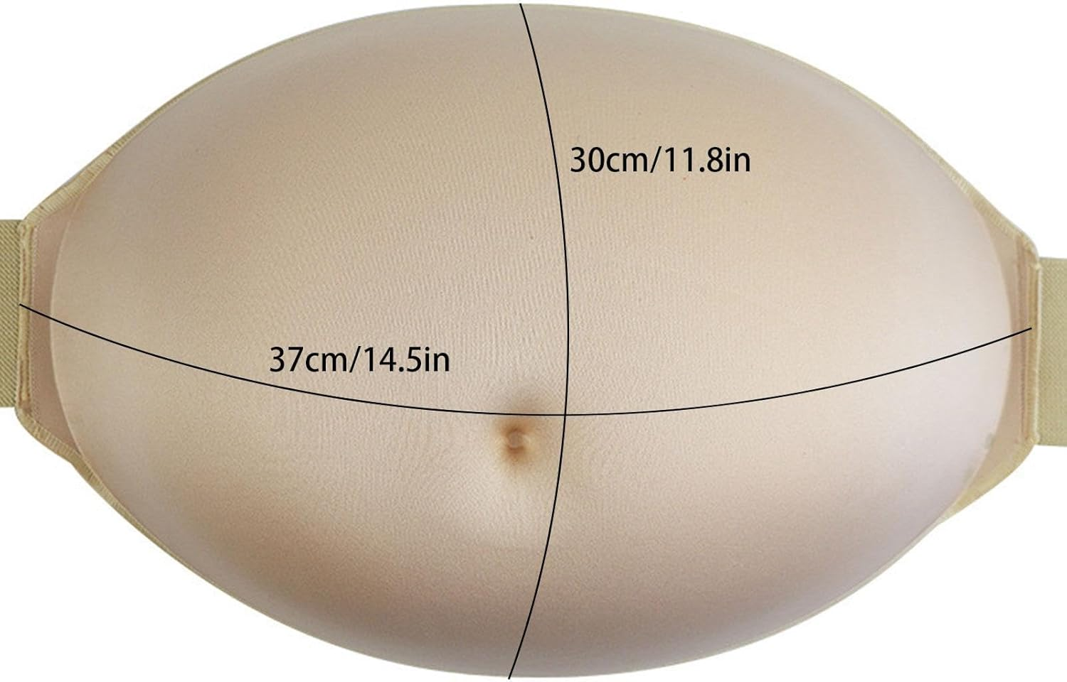 Fake Pregnancy Belly, TV Series Props, Skin Color Baby Tummy, Sponge Belly Film Props for Advertising Stage Cosplay TV Series image number 2