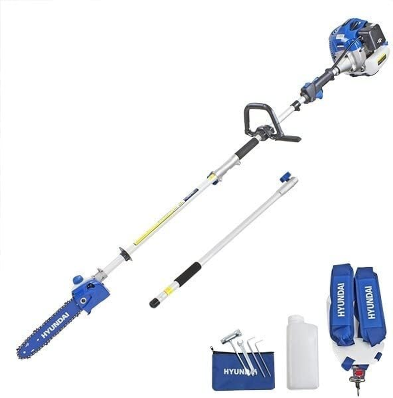 Hyundai Power 33Cc Petrol Engine Pole Saw with 800 Mm Extension and Harness, 10-Inch Length image number 4