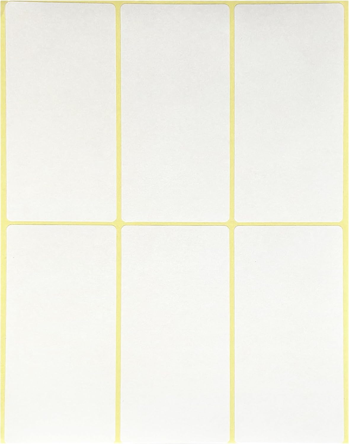 Manusticker A5 Rectangular Label Stickers - Printable - White, 50 X 100 Mm, 90 Labels/15 Sheets image number 4