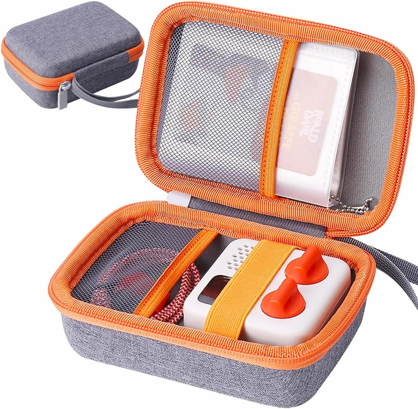 Hard Case for Yoto Mini Player Kids Audio Music Player and Accessories, Protective Hard Shell Travel Case, Carrying Case with Card Case Holder for up to 36 Cards