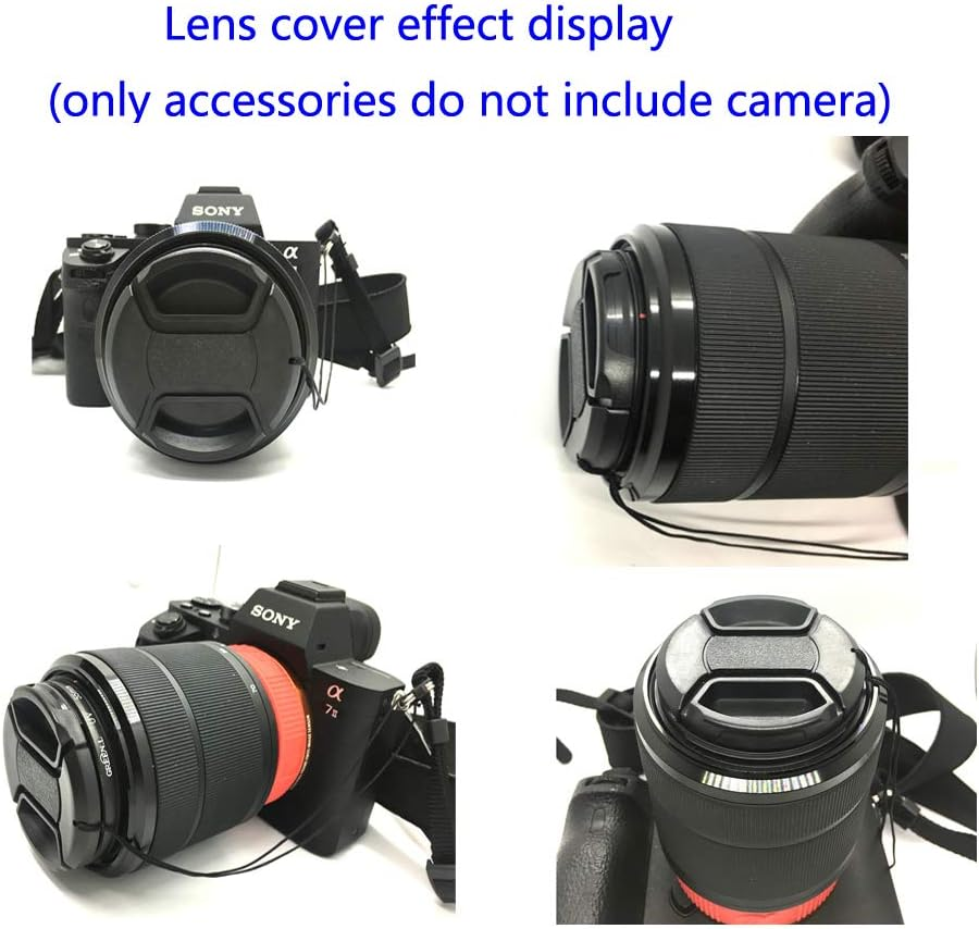 58Mm Lens Cap Compatible for Canon EF-S 18-55Mm EF 50Mm F/1.4, Compatible for Nikkor 55-300Mm 50Mm/1.4G, Compatible for Xc16-50Mm Xf18-55Mm Lens 2 Pack image number 3