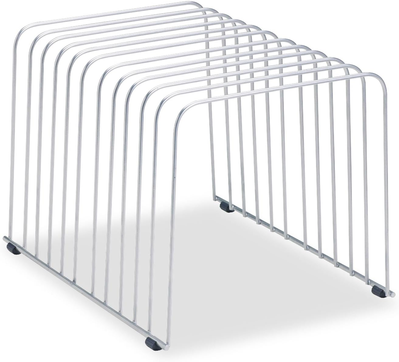 Fellowes 72012 Desktop Organizer, 11 Sections, 9" X 11.375" X 8", Wire, Silver