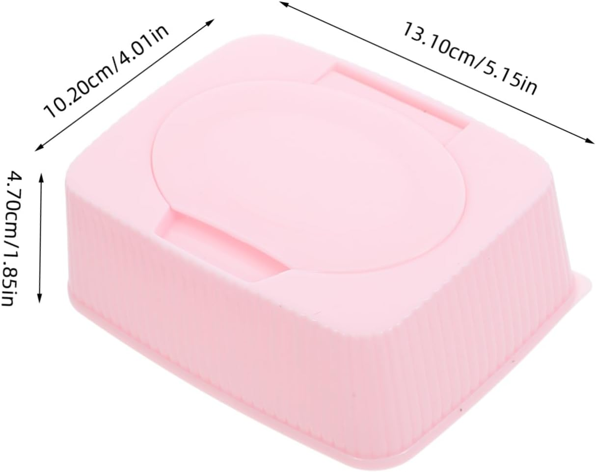 Versatile Tissue Box Holder Refillable Wipes Box Portable Compact Storage image number 1