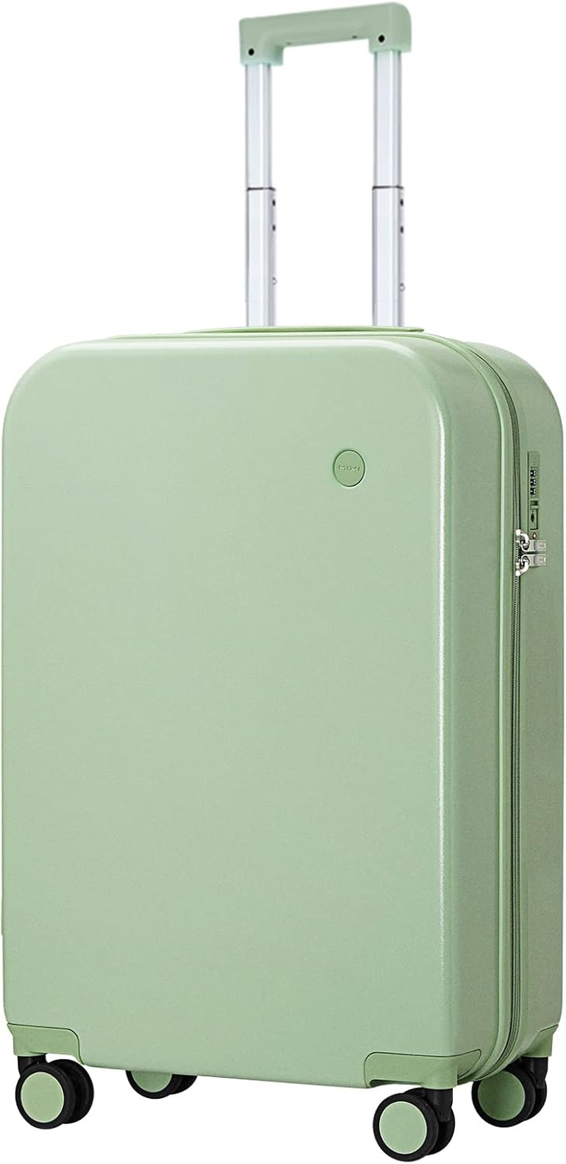 Mixi 20 Inch Hardshell Carry-On Luggage,Lightweight Rolling Suitcase with 360&deg;Spinner Wheels,Combination Lock,Organised Interior & Cover,Ideal for Business Travel, Avocado Green image number 5