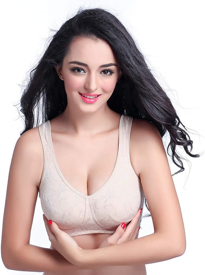 BIMEI Front-Closure Bra Mastectomy Bra Pocket Bra for Silicone Breastforms Rwear8669 image number 2