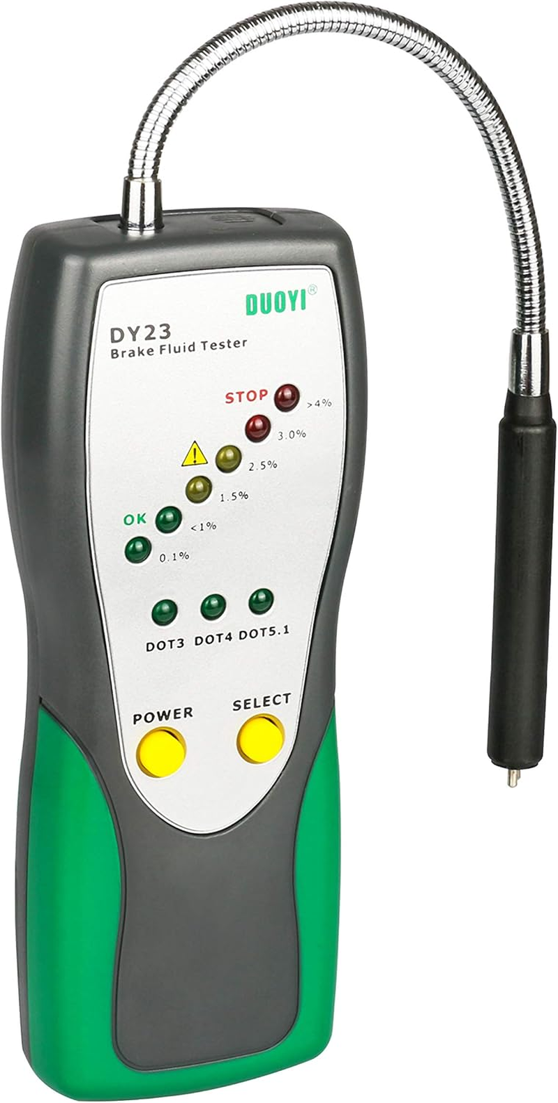 Mrcartool DY23 Automotive Brake Fluid Tester Oil Inspection Goose Neck Detector Sound and Light Double Alarm for DOT3 DOT4 DOT5 image number 5