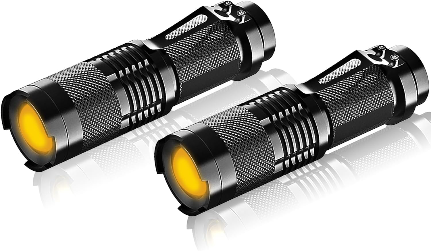 HYVCZP LED Amber Flashlight, 3 Modes Yellow Flashlight 3500K Warm Light, Blue Light Blocking for Daily Use, Camping, Aviation, Eye Care, Sleep Aid, Photography (2) image number 6
