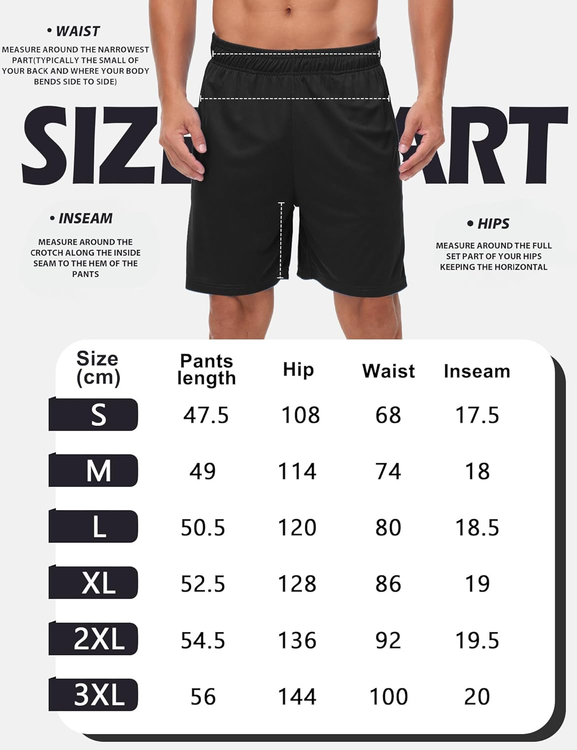 Gym Shorts for Men Quick Dry 3 Pack Running Shorts Fitness Sports Adult Pants Soft Breathable with Pockets