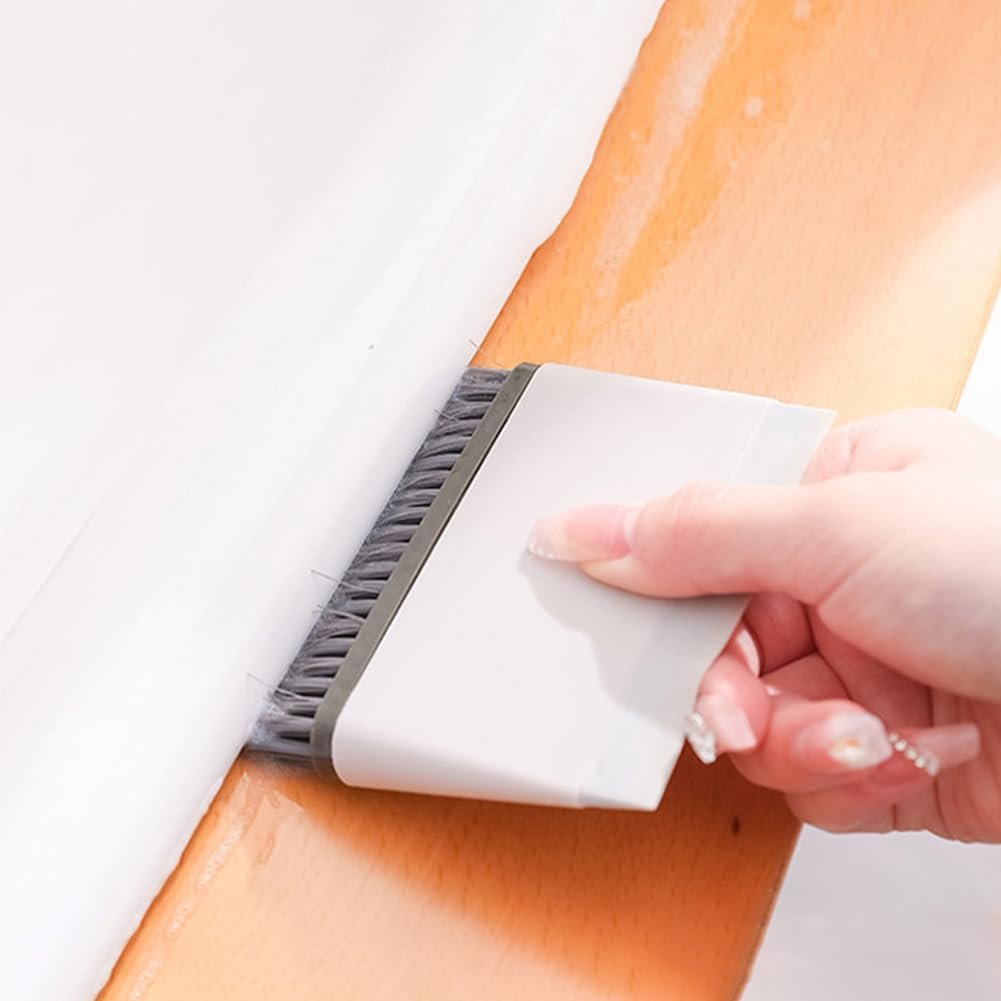 2PCS Shower Squeegees,Bathroom Squeegee for Shower, Silicone Squeegee for Mirrors,Squeegee Shower Cleaner for Cleaning Brush,Multi-Purpose Cleaner Tool Squeegee Brush for Bathroom and Tiles image number 3